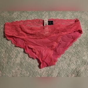 Hot pink bikini VS underware